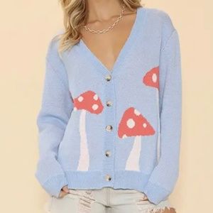 Maddie Mushroom Cardigan